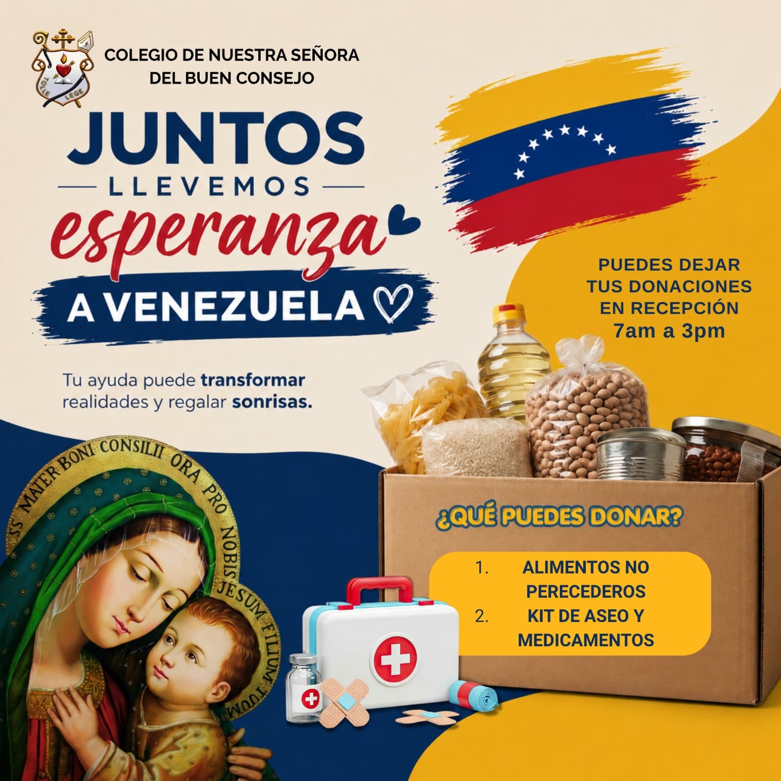 Unidos en oración y solidaridad por Venezuela